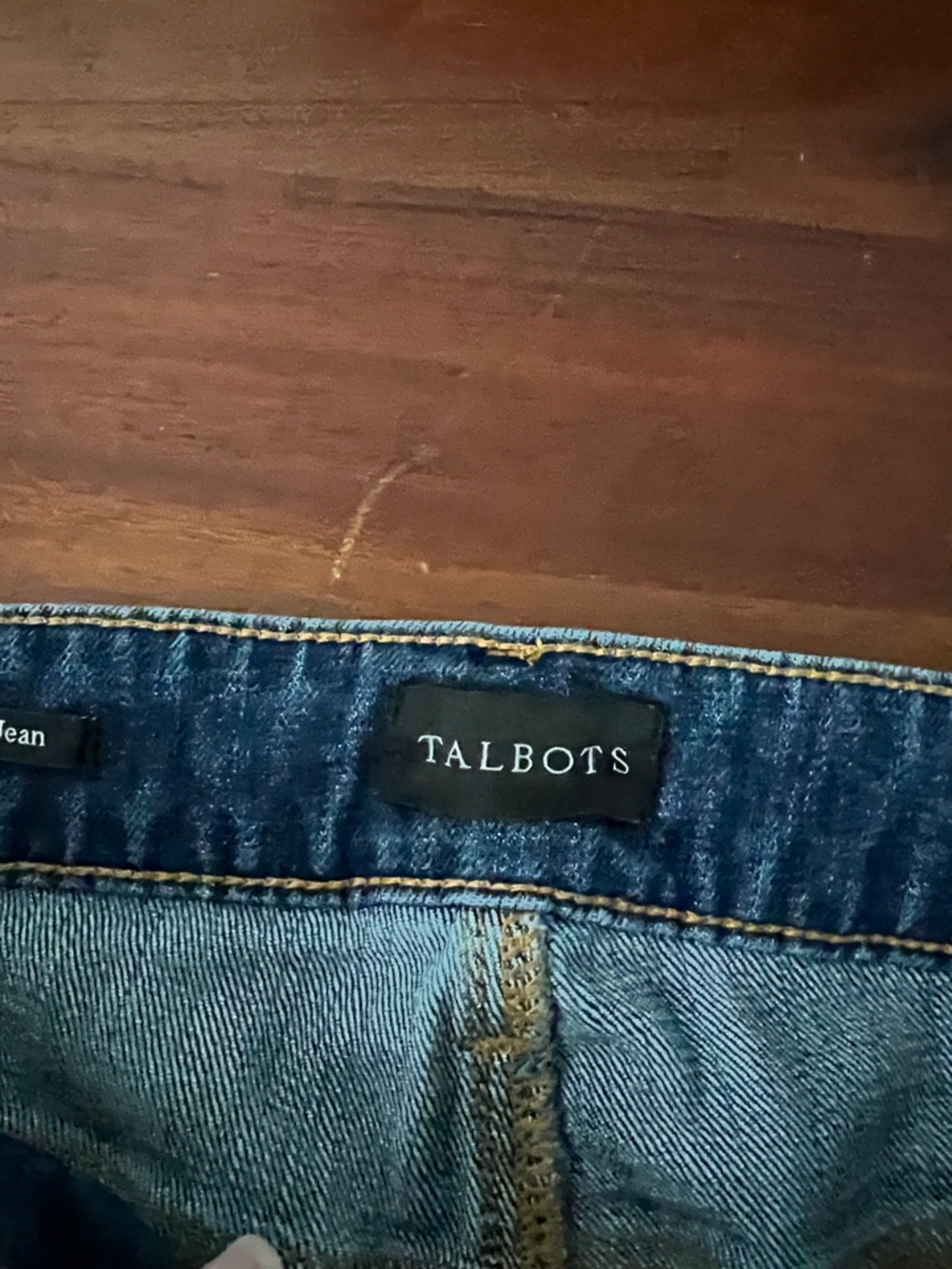 Talbots Boot-Cut Jeans in Dark Indigo - Picture 3 of 11